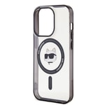 Apple iPhone 15 Pro Max Kılıf Karl Lagerfeld M-safe Şarj Özellikli IML Choupette Orjinal Lisanslı Kapak