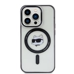 Apple iPhone 15 Pro Max Kılıf Karl Lagerfeld M-safe Şarj Özellikli IML Choupette Orjinal Lisanslı Kapak