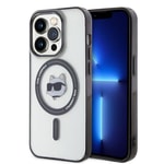 Apple iPhone 15 Pro Max Kılıf Karl Lagerfeld M-safe Şarj Özellikli IML Choupette Orjinal Lisanslı Kapak