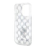 Apple iPhone 15 Pro Max Kılıf Karl Lagerfeld IML C Monogram Orjinal Lisanslı Kapak