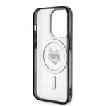 Apple iPhone 15 Pro Max Kılıf Karl Lagerfeld M-safe Şarj Özellikli IML Choupette Orjinal Lisanslı Kapak