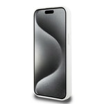 Apple iPhone 15 Pro Max Kılıf Lacoste Orjinal Lisanslı M-safe Şarj Özellikli PU Deri Görünümlü Kartlıklı Karışık Monogram Desenli Kapak