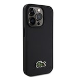 Apple iPhone 15 Pro Max Kılıf Lacoste Orjinal Lisanslı PU Pike Desenli Arka Yüzey İkonik Timsah Dokuma Logolu Kapak + Type-C Kablo 1.5m