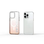 Apple iPhone 15 Pro Max Kılıf M-safe Şarj Özellikli Transparan Renk Geçişli Wiwu Turkey C Serisi Kapak