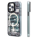 Apple iPhone 15 Pro Max Kılıf M-safe Şarj Özellikli Youngkit Dark Matter Serisi Kapak