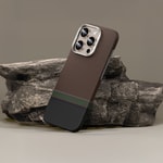 Apple iPhone 15 Pro Max Kılıf M-safe Şarj Özellikli Karbon Fiber Tasarımlı Benks Prestige ArmorAir Kevlar Kapak