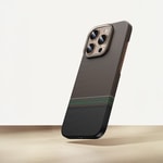 Apple iPhone 15 Pro Max Kılıf M-safe Şarj Özellikli Karbon Fiber Tasarımlı Benks Prestige ArmorAir Kevlar Kapak