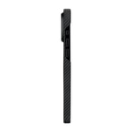 Apple iPhone 15 Pro Max Kılıf M-safe Şarj Özellikli 600D Aramid Fiber Pitaka Tactile Woven Orchestra Serisi Overture Kapak
