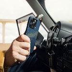 Apple iPhone 15 Pro Max Kılıf M-safe Şarj Özellikli Aramid Fiber Pitaka Tactile Woven Starpeak Serisi Milky Way Galaxy Kapak