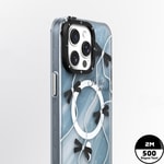 Apple iPhone 15 Pro Max Kılıf M-safe Şarj Özellikli Airbagli Çift Katmanlı Youngkit Star&Butterfly Serisi Kapak