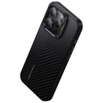 Apple iPhone 15 Pro Max Kılıf M-safe Şarj Özellikli Karbon Fiber Benks Montage Hybrid ArmorPro Kevlar Kapak