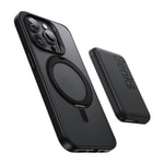 Apple iPhone 15 Pro Max Kılıf M-safe Şarj Özellikli 360° Dönebilen Benks Pop Stand Kapak
