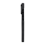 Apple iPhone 15 Pro Max Kılıf M-safe Şarj Özellikli 600D Aramid Fiber Pitaka Tactile Woven Orchestra Serisi Rhapsody Kapak