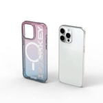 Apple iPhone 15 Pro Max Kılıf M-safe Şarj Özellikli Transparan Renk Geçişli Wiwu Turkey C Serisi Kapak