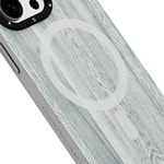 Apple iPhone 15 Pro Max Kılıf M-safe Şarj Özellikli Sararmaya Dayanıklı Youngkit Wood Forest Serisi Kapak
