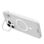 Apple iPhone 15 Pro Max Kılıf M-safe Şarj Özellikli Standlı YoungKit Hermit Bracket Serisi Kapak