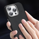 Apple iPhone 15 Pro Max Kılıf M-safe Şarj Özellikli PU Deri Zore Adora Kapak