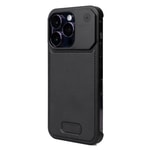 Apple iPhone 15 Pro Max Kılıf M-safe Şarj Özellikli Mekanizmalı Koku Hazneli Zore Mostar Kapak