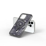 Apple iPhone 15 Pro Max Kılıf M-safe Şarj Özellikli Desenli Wiwu Mecha Circuit H Serisi Kapak