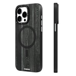 Apple iPhone 15 Pro Max Kılıf M-safe Şarj Özellikli Sararmaya Dayanıklı Youngkit Wood Forest Serisi Kapak