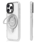 Apple iPhone 15 Pro Max Kılıf M-safe Şarj Özellikli Parmak Ring Standlı Youngkit Pivot Serisi Kapak