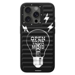 Apple iPhone 15 Pro Max Kılıf M-safe Şarj Özellikli Karbon Fiber Görünümlü Zore Gros Kapak