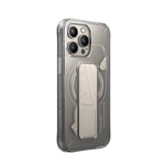 Apple iPhone 15 Pro Max Kılıf M-safe Şarj Özellikli Teknoloji Desenli Standlı Skinarma Helio Kapak
