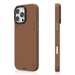 Apple iPhone 15 Pro Max Kılıf M-safe Şarj Özellikli Basit Mat Deri Desenli Youngkit Tech Fashion Serisi Kapak