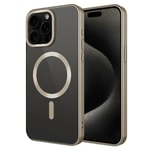 Apple iPhone 15 Pro Max Kılıf Mat Tasarımlı M-safe Wireless Şarj Özellikli Zore Mat Setro Kapak