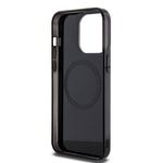 Apple iPhone 15 Pro Max Kılıf Mercedes Benz Orjinal Lisanslı M-safe Şarj Özellikli Çift Katmanlı Paralel Çizgi Desenli Kapak
