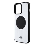 Apple iPhone 15 Pro Max Kılıf Mercedes Benz Orjinal Lisanslı M-safe Şarj Özellikli Alüminyum Arka Yüzey Metal Yıldız Logolu Kapak