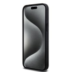 Apple iPhone 15 Pro Max Kılıf Mercedes Benz Orjinal Lisanslı M-safe Şarj Özellikli Mühürlü Yıldız Desenli ve Logolu Deri Kapak