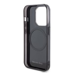 Apple iPhone 15 Pro Max Kılıf Mercedes Benz Orjinal Lisanslı M-safe Şarj Özellikli Çift Katmanlı Mini Yıldız Desenli Kapak