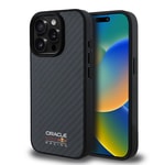 Apple iPhone 15 Pro Max Kılıf Redbull Orjinal Lisanslı M-safe Şarj Özellikli Karbon Fiber Tasarımlı Parlayan Logolu Kapak