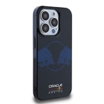 Apple iPhone 15 Pro Max Kılıf Redbull Orjinal Lisanslı M-safe Şarj Özellikli IML Çift Boğa Baskılı Sert PC Kapak