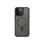 Apple iPhone 15 Pro Max Kılıf SkinArma Şeffaf M-safe Şarj Özellikli Kado Kartlıklı Saido Kapak