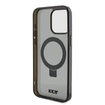 Apple iPhone 15 Pro Max Kılıf TUMI Orjinal Lisanslı M-safe Şarj Özellikli PC TPU Metal Logolu Ring Standlı Kapak