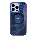 Apple iPhone 15 Pro Max Kılıf TUMI Orjinal Lisanslı M-safe Şarj Özellikli PC TPU Çift Katmanlı Sıvı Baskılı Kapak