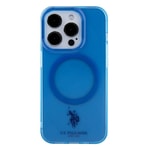 Apple iPhone 15 Pro Max Kılıf U.S. Polo Assn. Orjinal Lisanslı Baskı Logolu PU Kartlıklı Kapak
