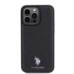 Apple iPhone 15 Pro Max Kılıf U.S. Polo Assn. Orjinal Lisanslı HS Desenli Baskı Logolu Suni Deri Kapak
