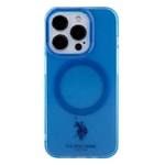 Apple iPhone 15 Pro Max Kılıf U.S. Polo Assn. Orjinal Lisanslı M-safe Şarj Özellikli Transparan Tasarım Kapak