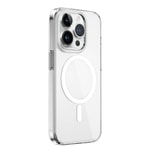 Apple iPhone 15 Pro Max Kılıf Wiwu FYY-014 M-safe Şarj Özellikli Şeffaf Kapak