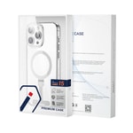 Apple iPhone 15 Pro Max Kılıf Wiwu FYY-014 M-safe Şarj Özellikli Alüminyum Alaşım Metal Standlı Şeffaf Kapak