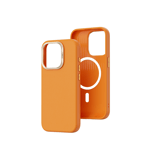Apple iPhone 15 Pro Max Kılıf Wiwu SP-019 M-safe Şarj Özellikli Vegan Leather Deri Kapak