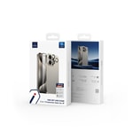 Apple iPhone 15 Pro Max Wiwu Wi-IP002 2in1 Temperli Cam Ahize Toz Önleyici Ekran Koruyucu ve Kamera Lens Koruyucu Set