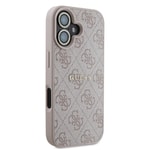 Apple iPhone 16 Guess Orjinal Lisanslı Kılıf + Ekran Koruyucu + Lens Koruyucu 3in1 Aksesuar Seti