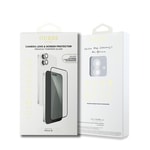 Apple iPhone 16 Guess Orjinal Lisanslı Rhinestone Ekran Koruyucu + Lens Koruyucu 2in1 Aksesuar Seti