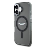 Apple iPhone 16 Kılıf Aston Martin Orjinal Lisanslı M-safe Şarj Özellikli IML Baskı Logolu Buzlu Kapak