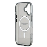 Apple iPhone 16 Kılıf Aston Martin Orjinal Lisanslı M-safe Şarj Özellikli IML Baskı Logolu Buzlu Kapak