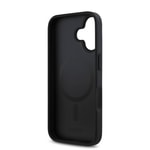 Apple iPhone 16 Kılıf DKNY Orjinal Lisanslı M-safe Şarj Özellikli 3D Yazılı Repeat Pattern Kapak